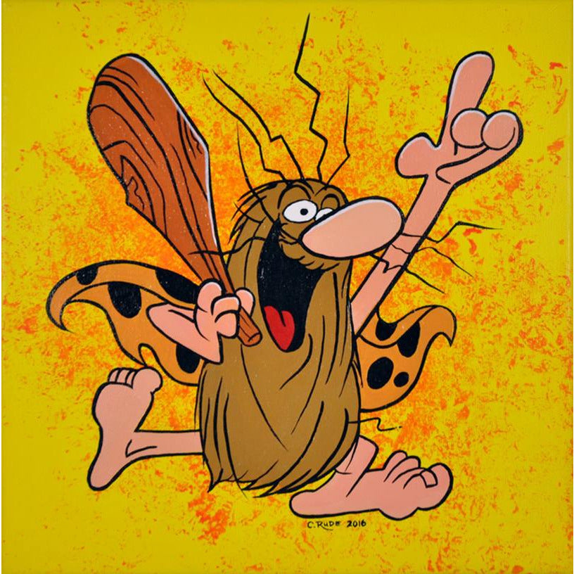 Captain Caveman painting