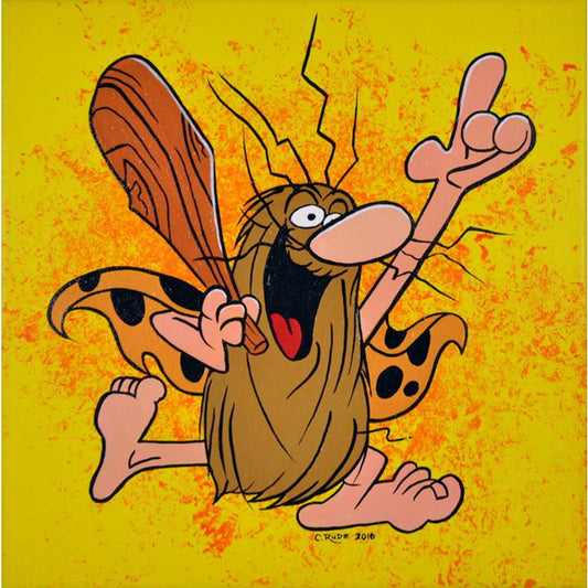Captain Caveman painting
