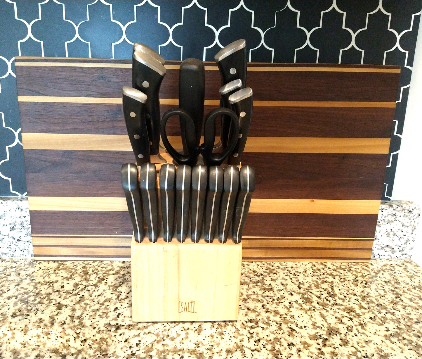 Walnut and Oak Cutting Board