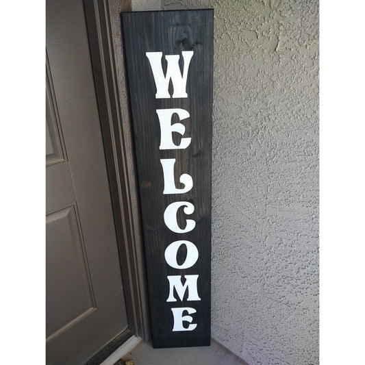 Welcome sign - Black