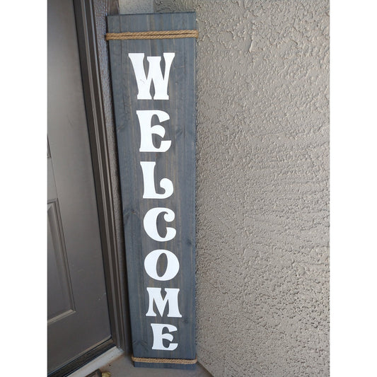 Welcome Sign - Gray